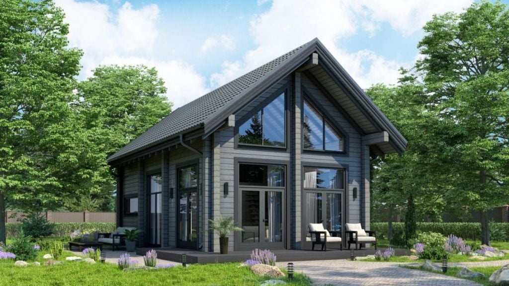 Барнхаус из клееного бруса Форли