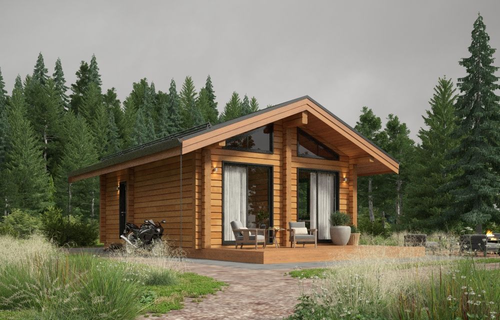 Баня из клееного бруса Магдебург 4 (5х8)