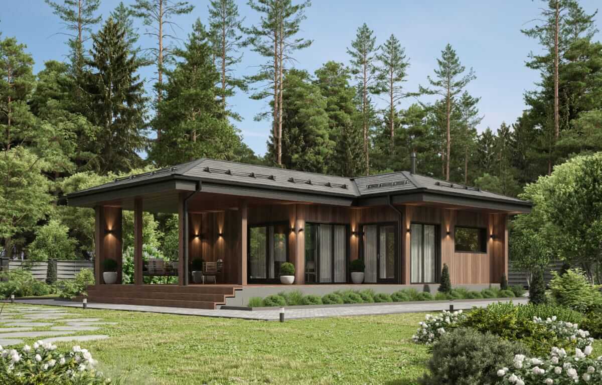 Каркасная баня Гуарда (8x13)