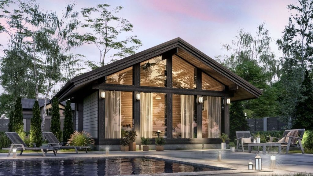 Баня из бруса фахверковая 6 на 6 Магдебург | фото 2