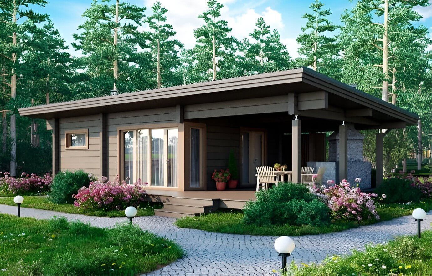 Баня из клееного бруса из клееного бруса Коктебель