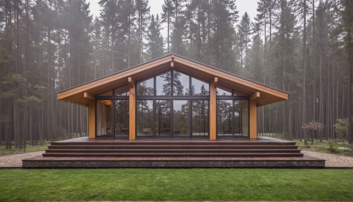 Каркасная баня Женева 4 (5х8)