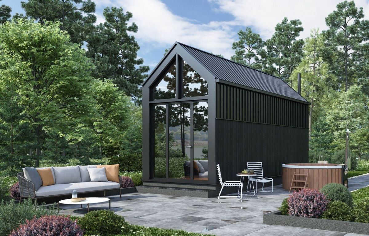 Мобильная баня Barn Combo (6х2,4)