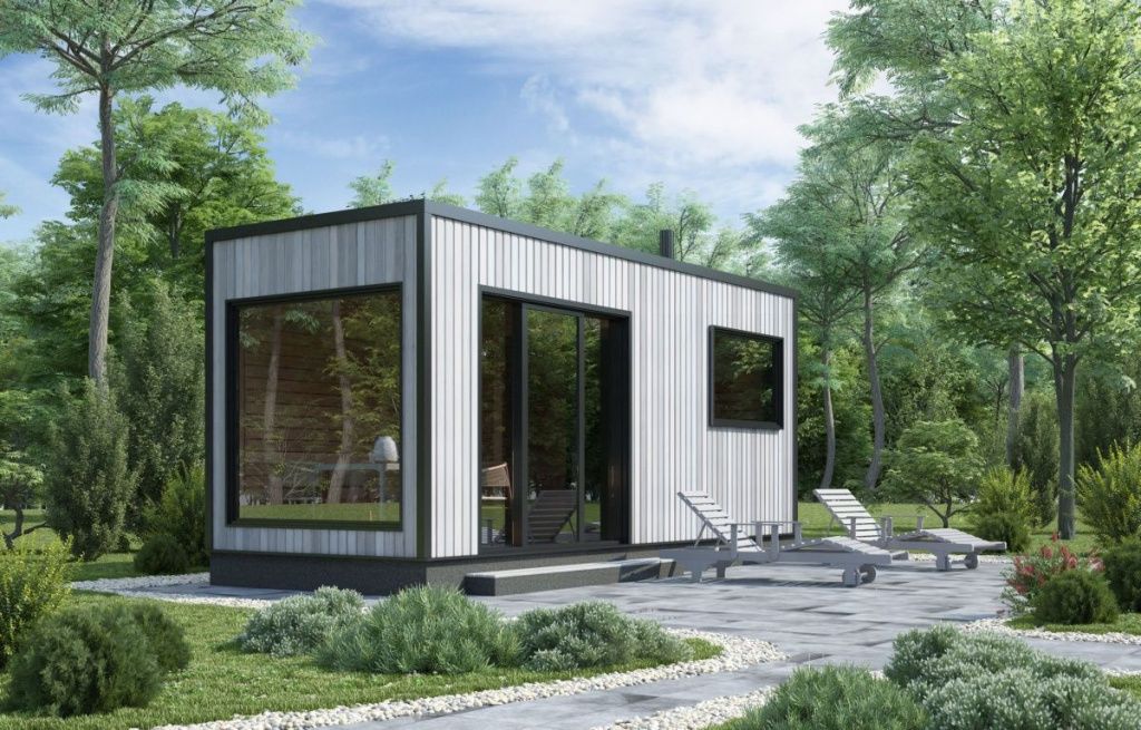 Мобильная баня Hi-tech Panorama 6х2,4