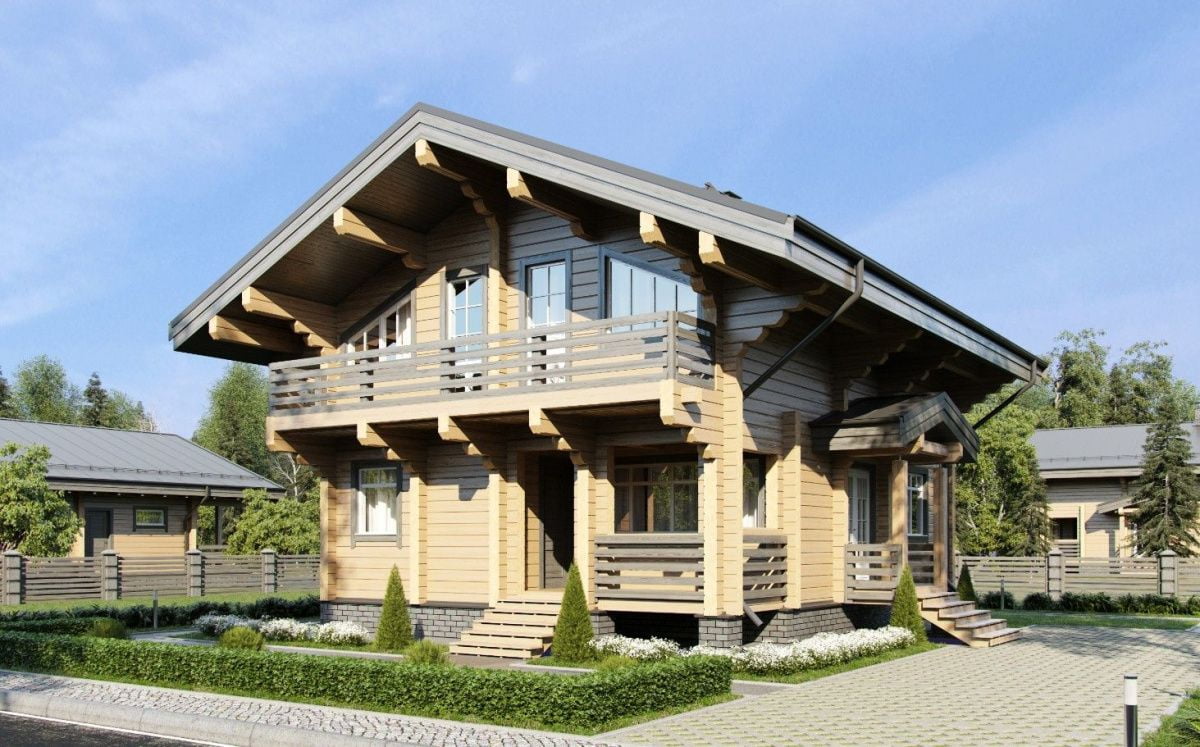 Баня из клееного бруса Истборг