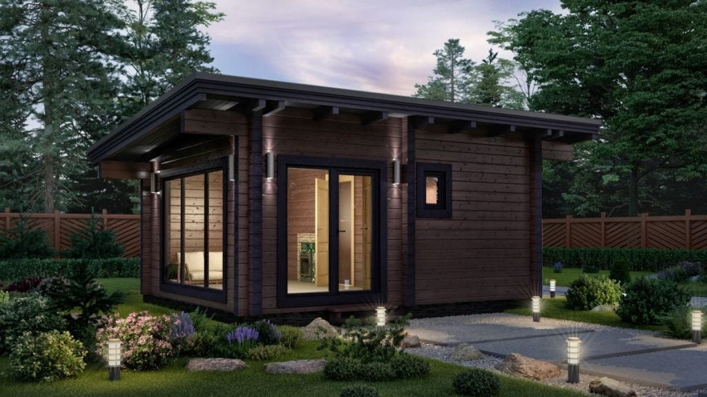 Баня из бруса 5 на 6 Асколи