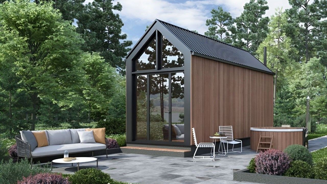 Мобильная баня WOOD (7х2,4)