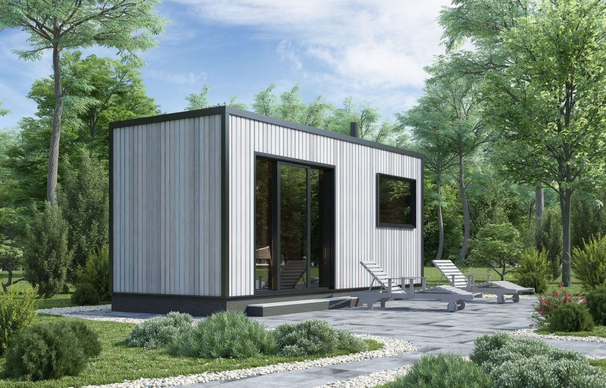 Мобильная баня Hi-tech 7х2,4