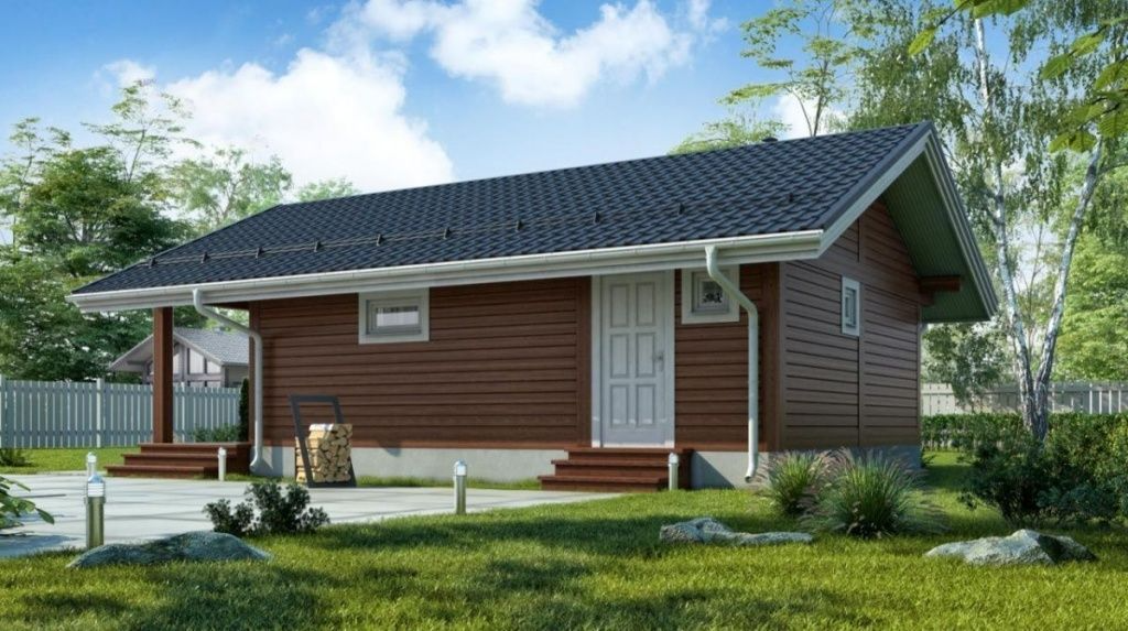 Баня из бруса фахверковая 6 на 9 Вольфсбург | фото 3