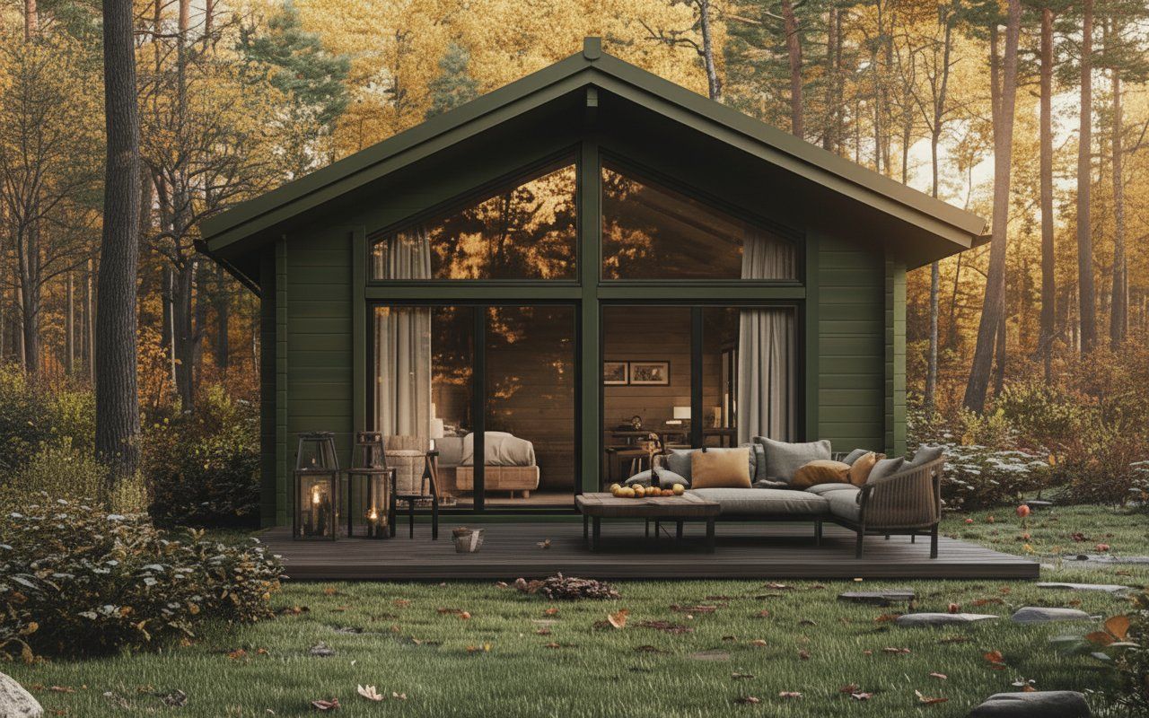 Баня 6х4 из бруса Лугано