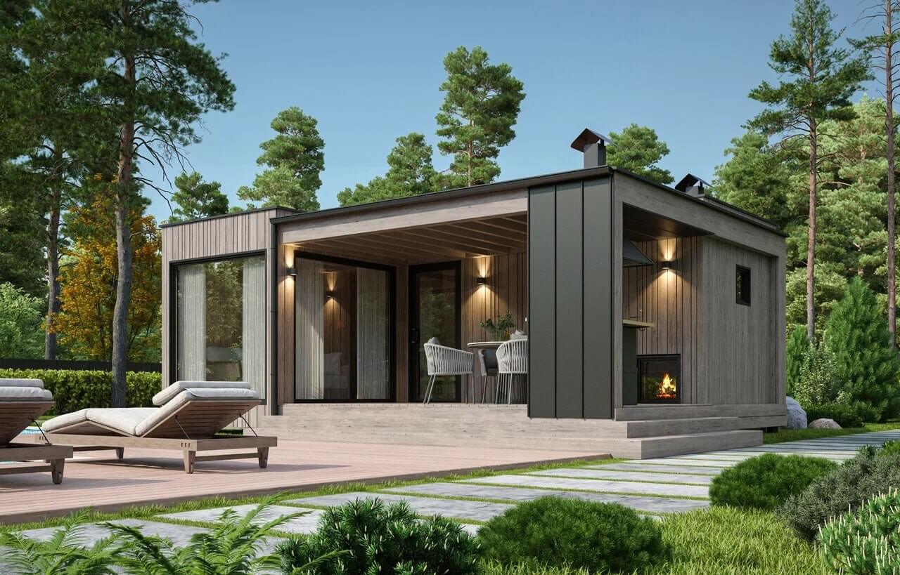 Модульная баня Lounge 03