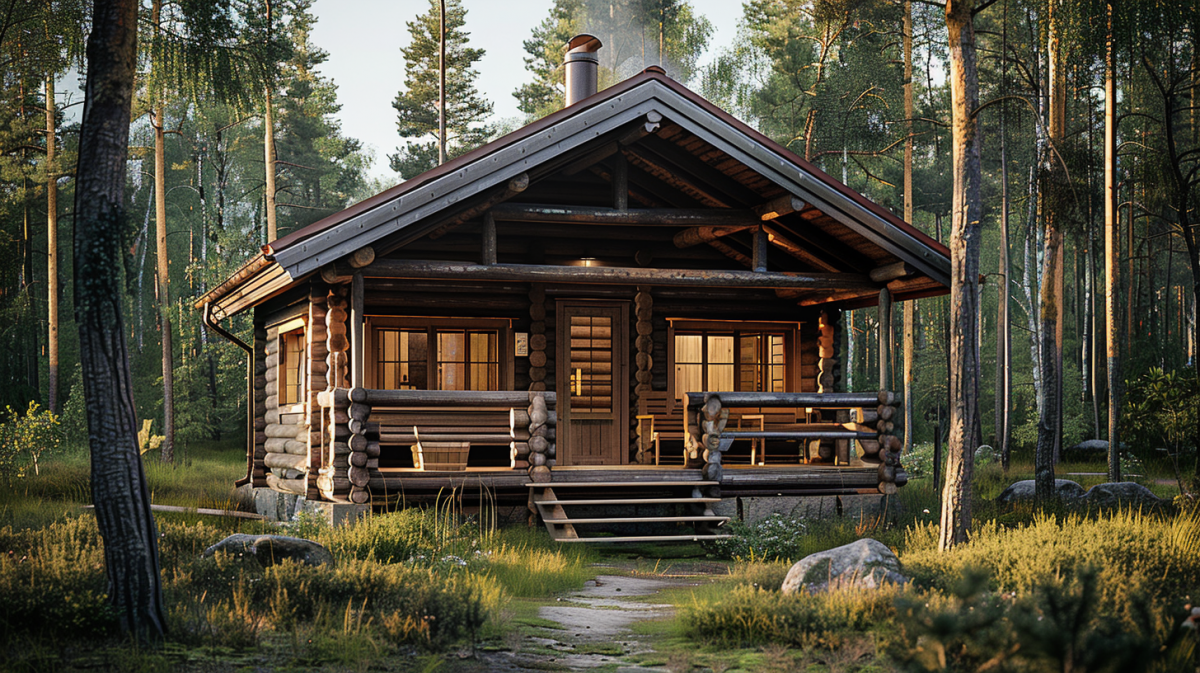 Баня из бревна Денвер