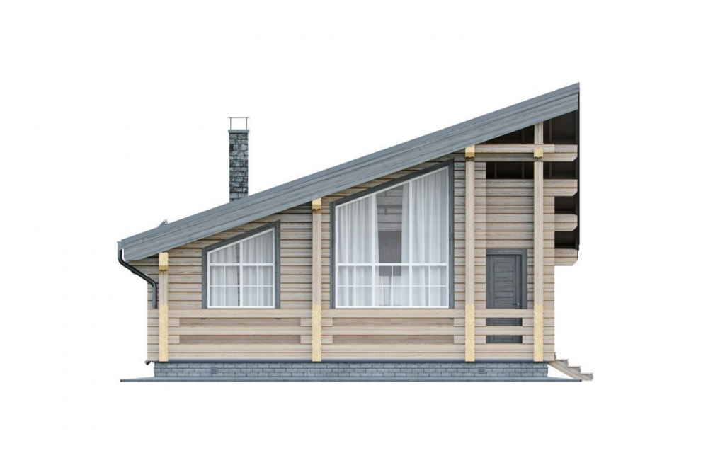 Баня из клееного бруса угловая 8 на 8 Анкона | фото 2