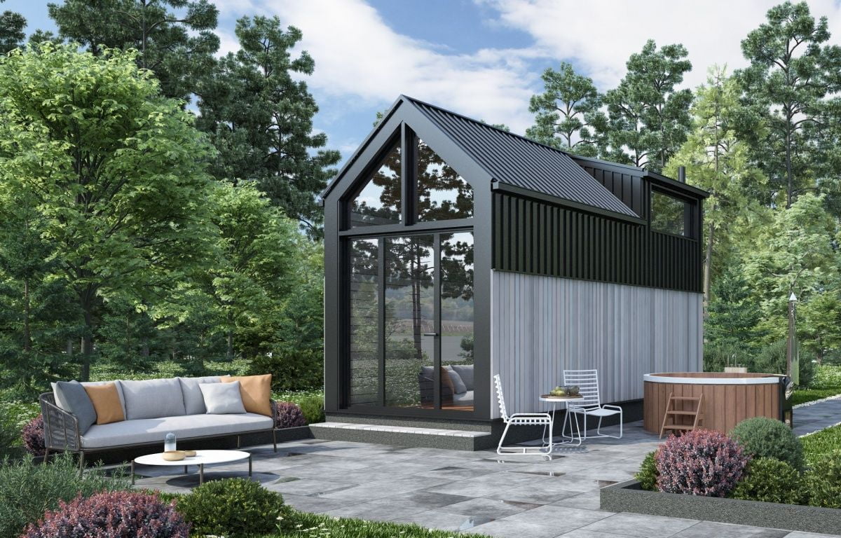 Мобильная баня Panorama Combo (7х2,4)