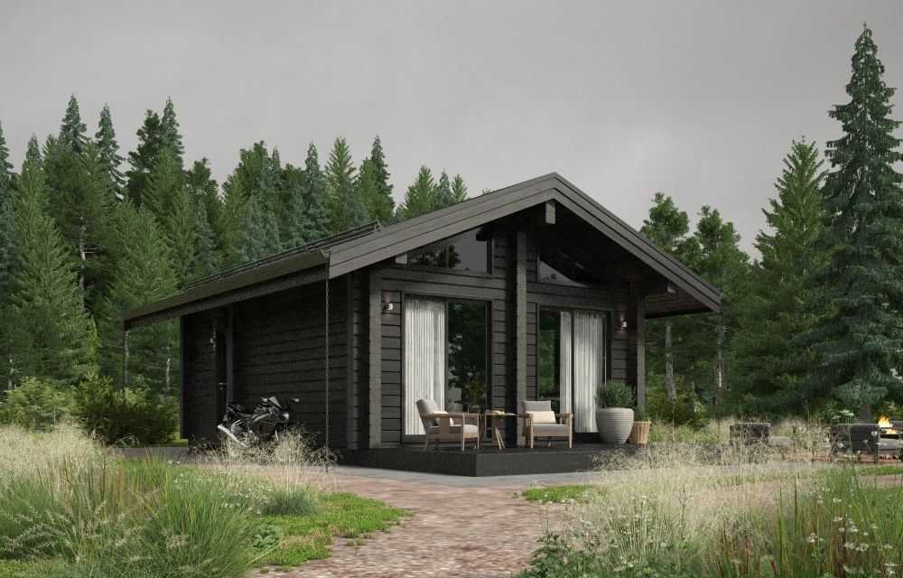 Баня из клееного бруса Магдебург 3 (5х7)