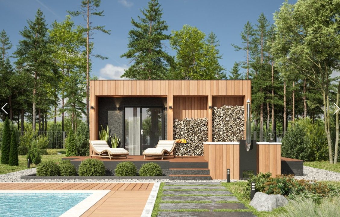 Модульная баня Дейтон