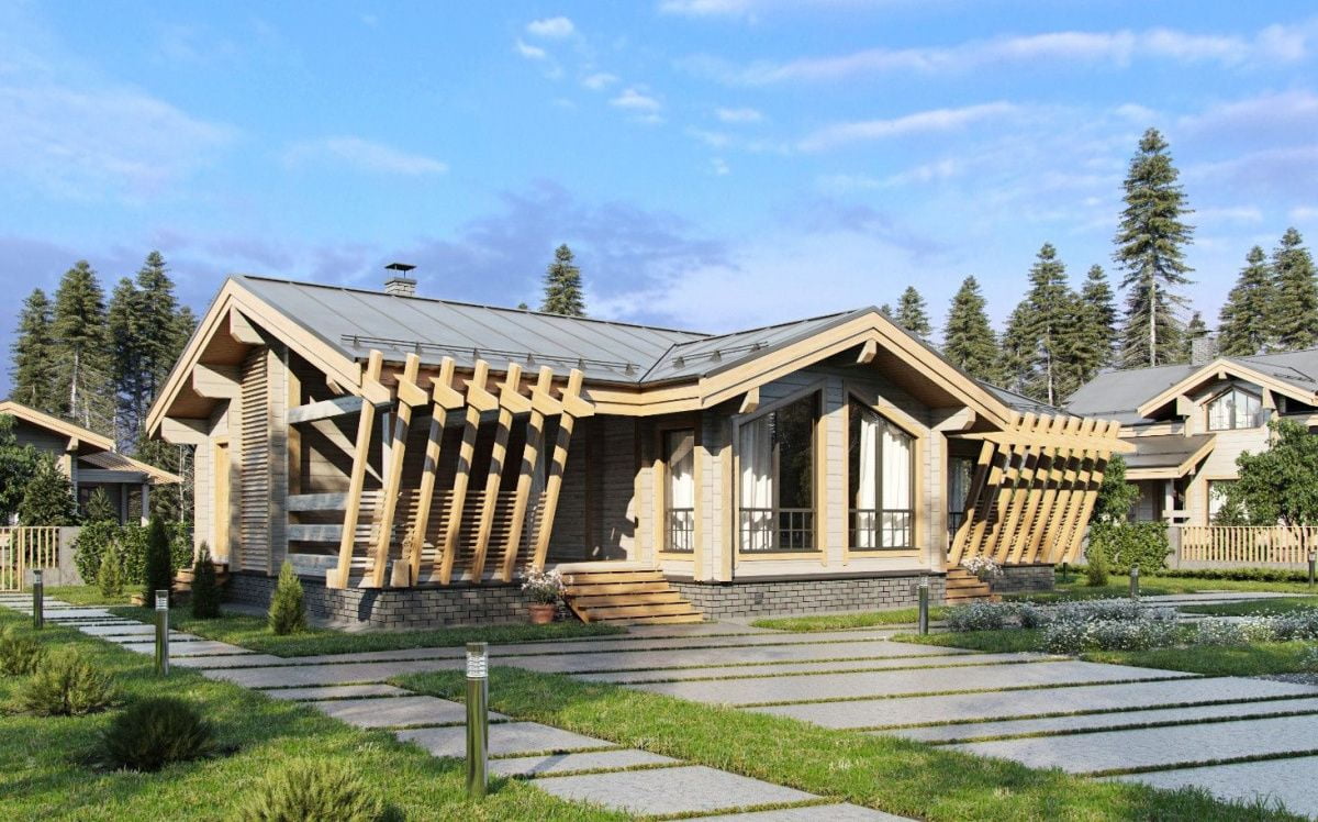 Баня из клееного бруса Фетхие