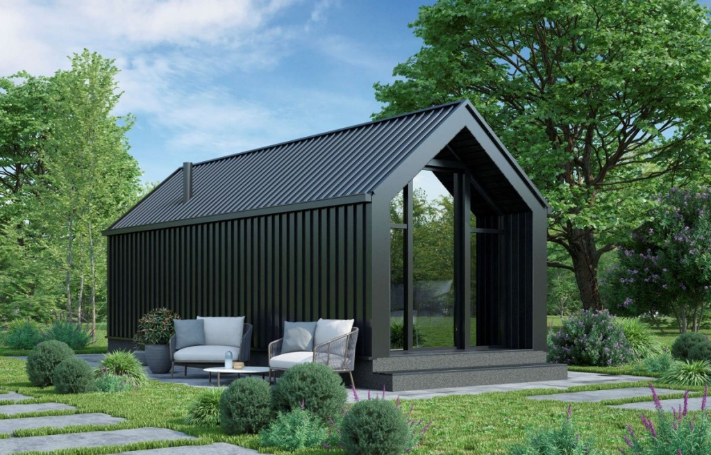 Мобильная баня Барнхаус Classic 4 на 2,4