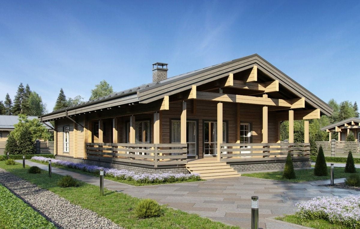 Баня из клееного бруса Анталья