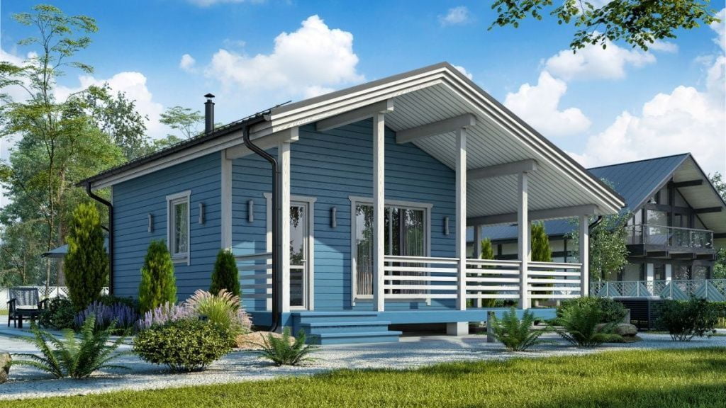 Финская баня из бруса Рейн