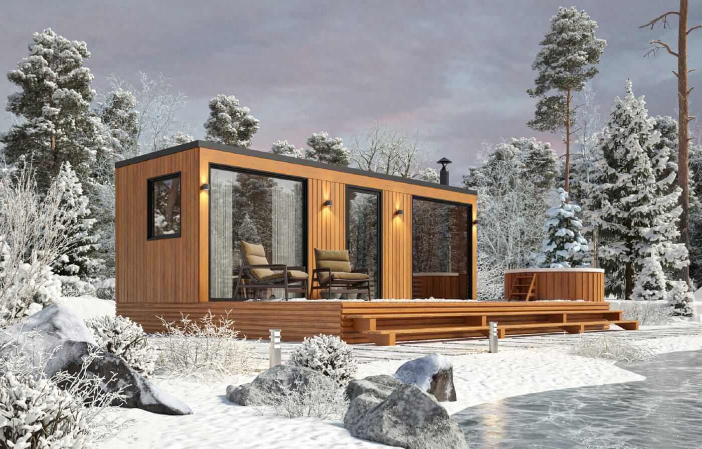 Модульная баня Box 14