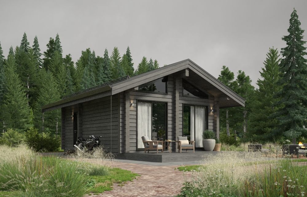 Баня из клееного бруса Магдебург 2 (5х6)