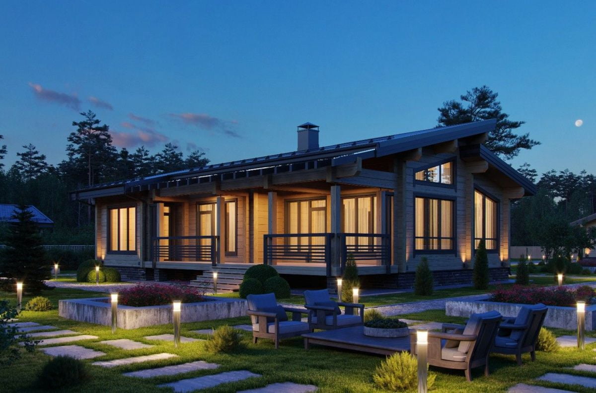 Баня из клееного бруса Аланья