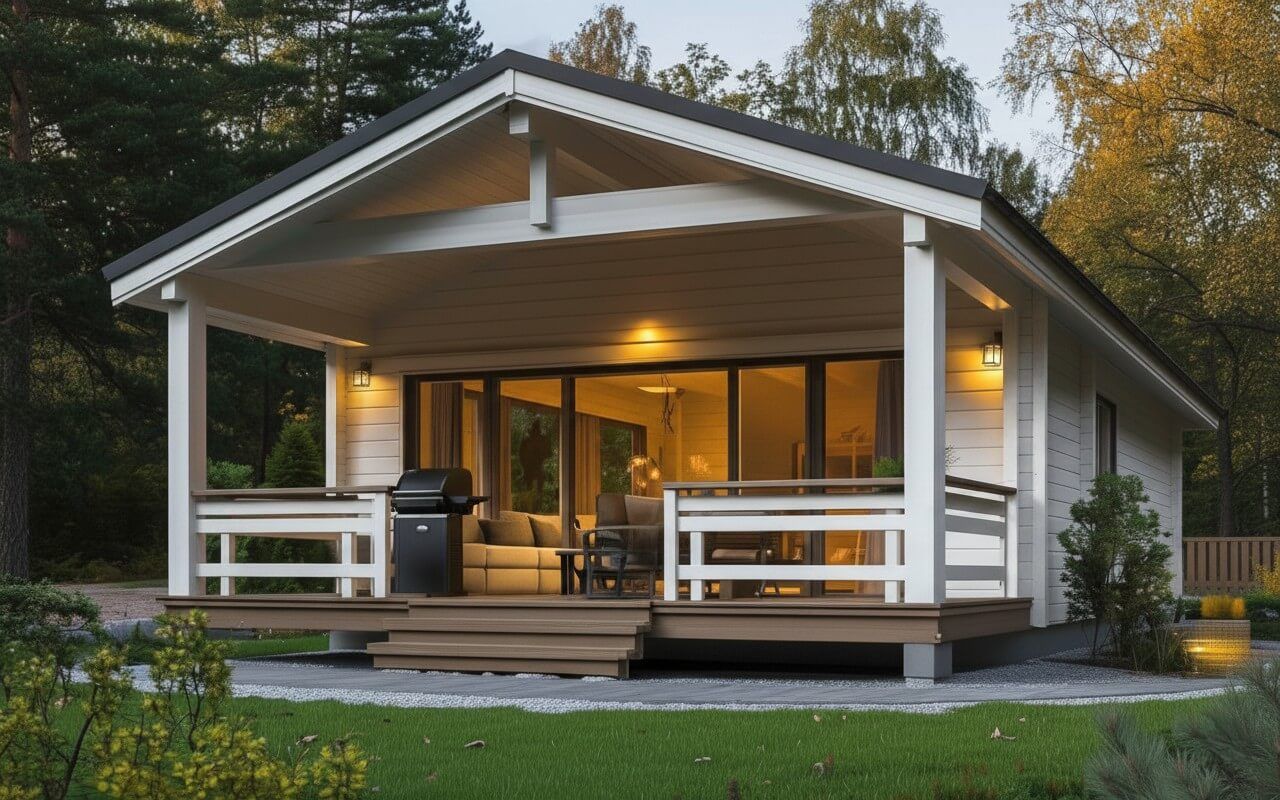 Баня 6х4 из бруса Нордвик