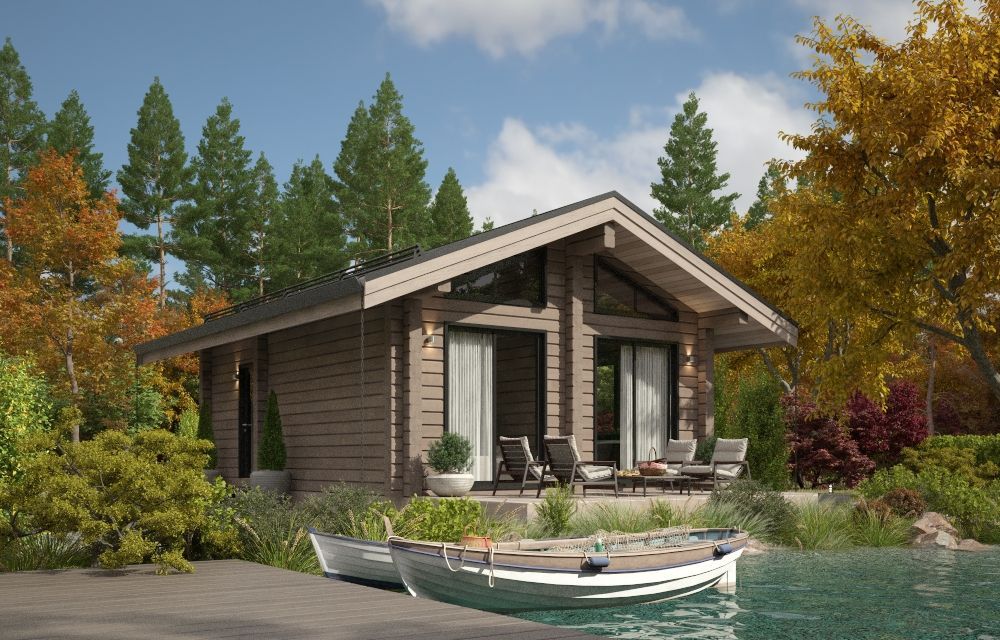 Баня из клееного бруса Магдебург 9 (8х8)