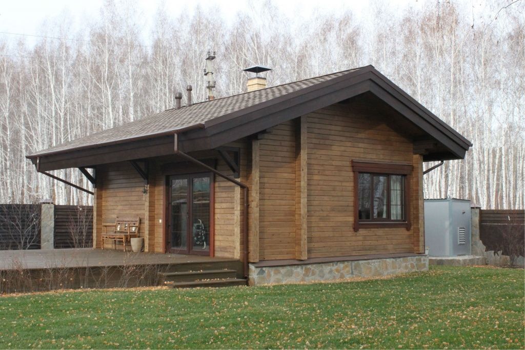 баня из клеёного бруса под ключ